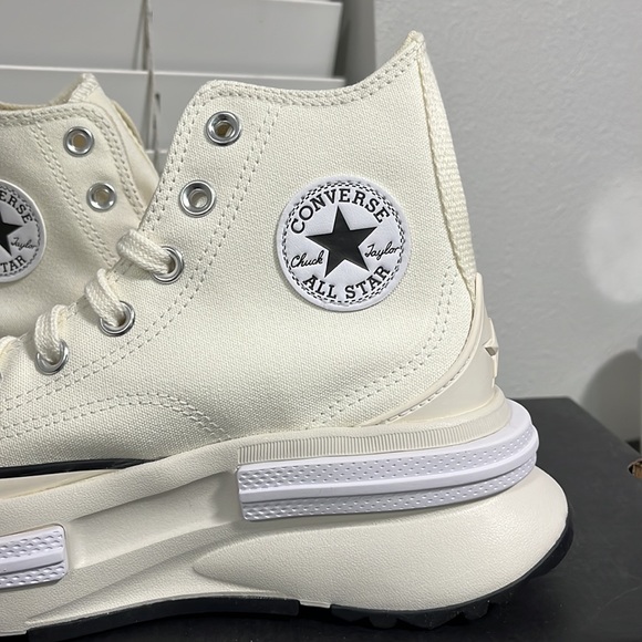 NWT Converse Women's Run Star Legacy CX Shoes - Off white - High Top - A00868C - Picture 3 of 12